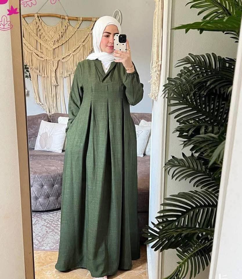 دريس كتان بجيبين