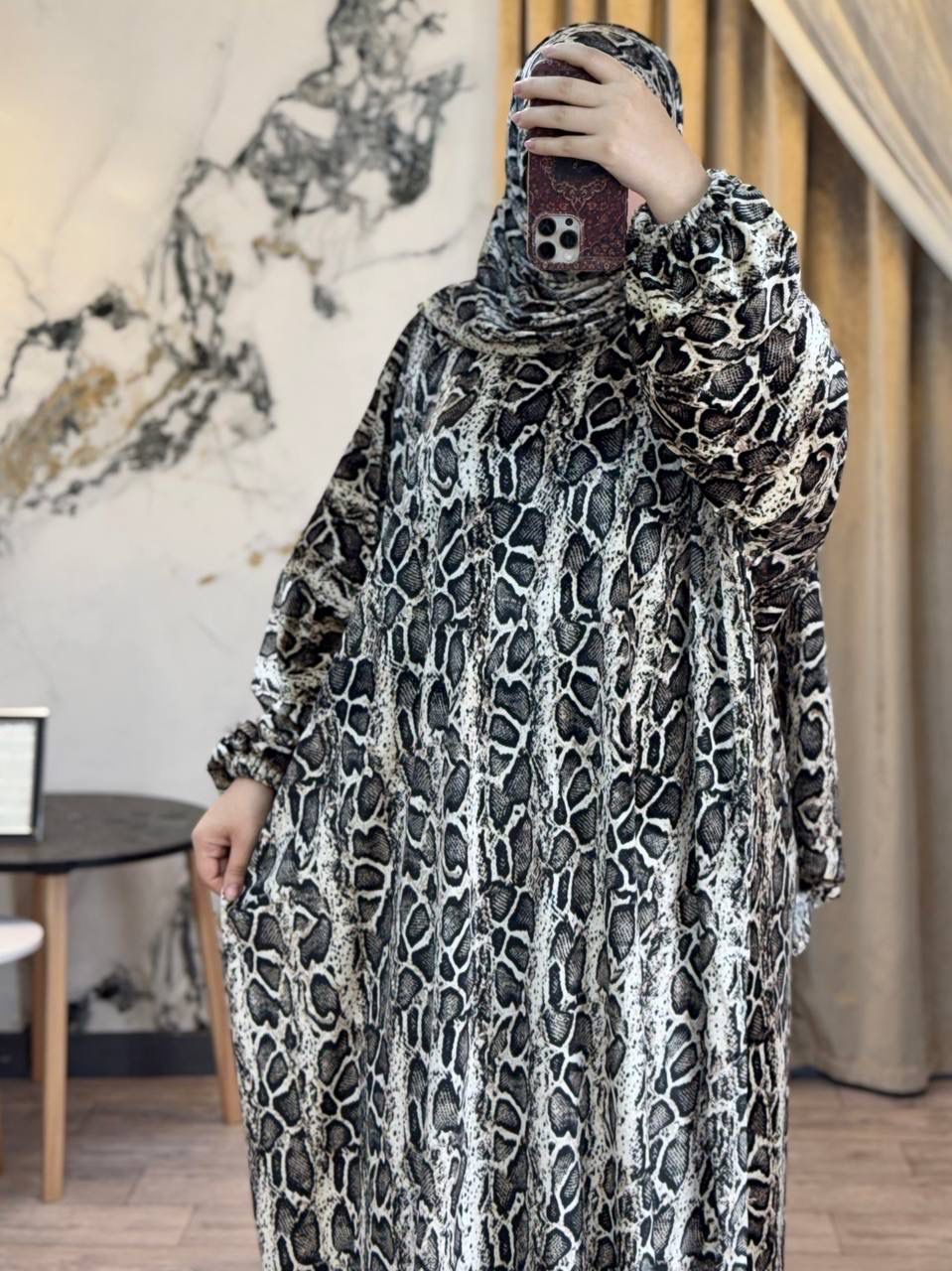 اسدال قطيفه فرنسي بطرحه متصله