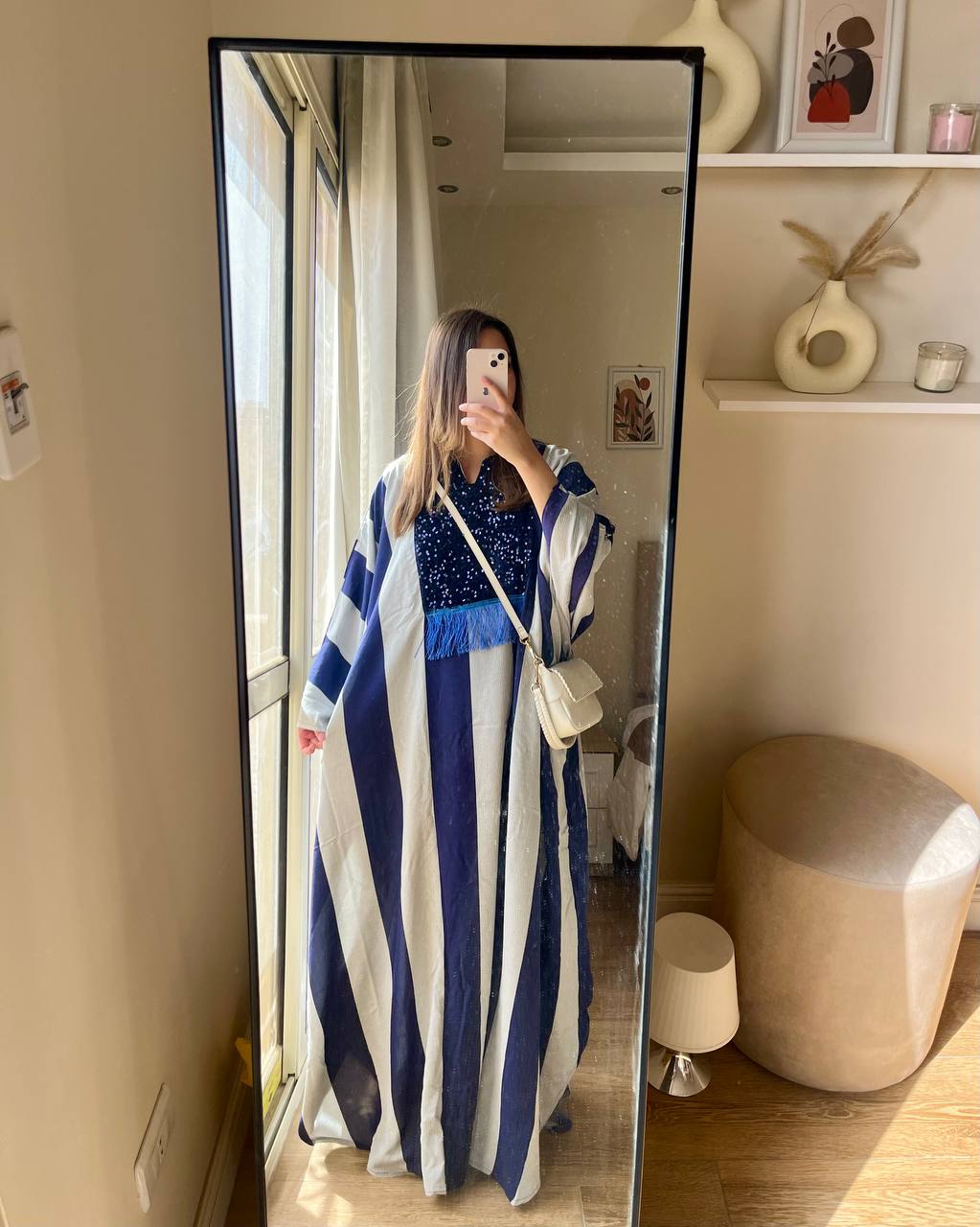 قطن تركي متطرز ترتر