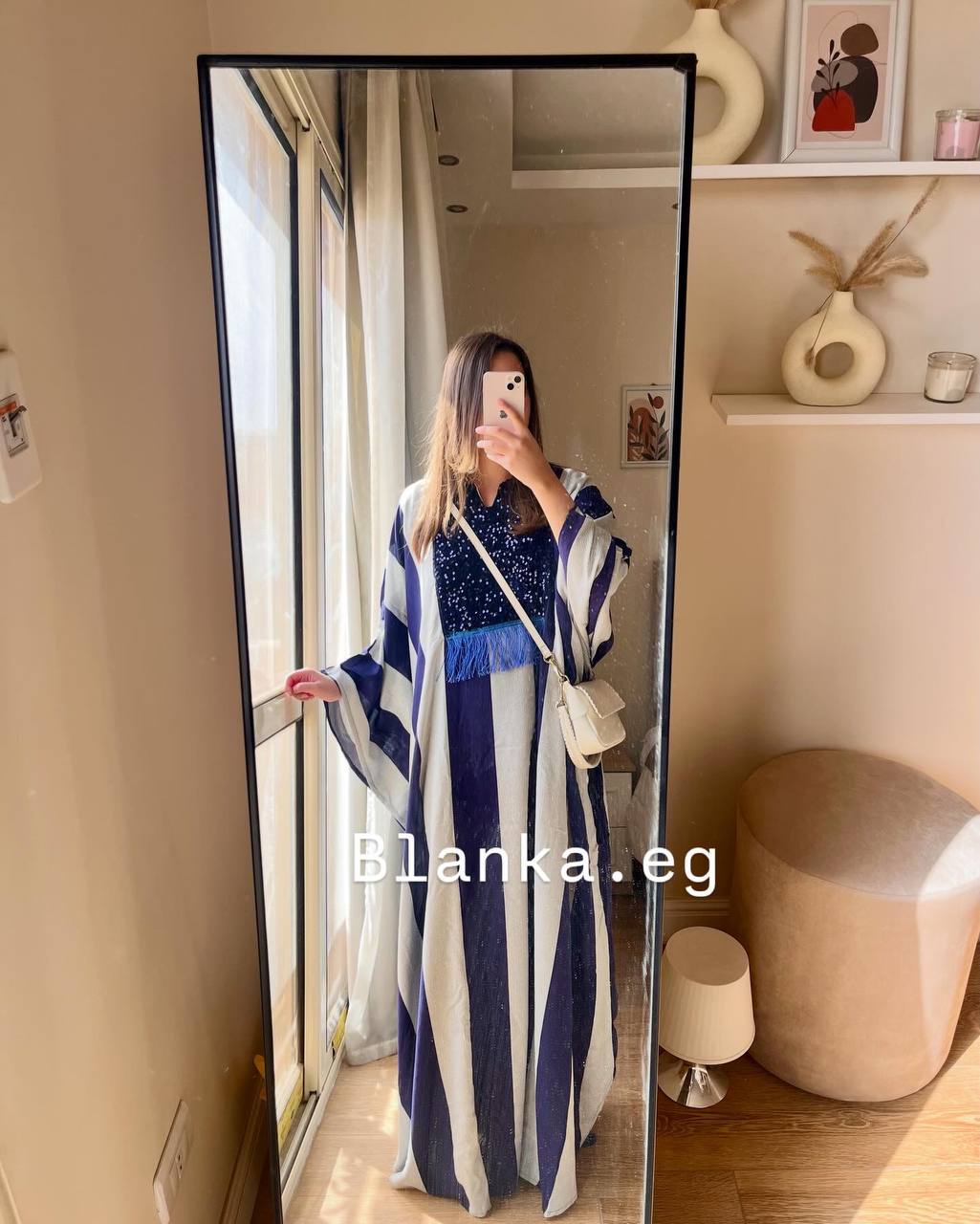 قطن تركي متطرز ترتر