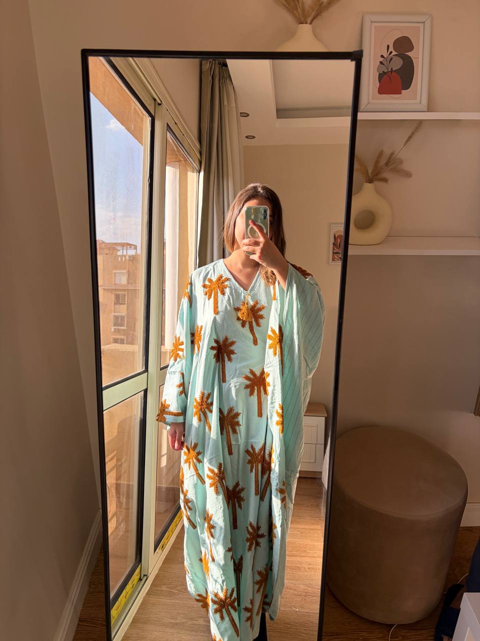 ملحفه كتان تركي بتطريز بارز