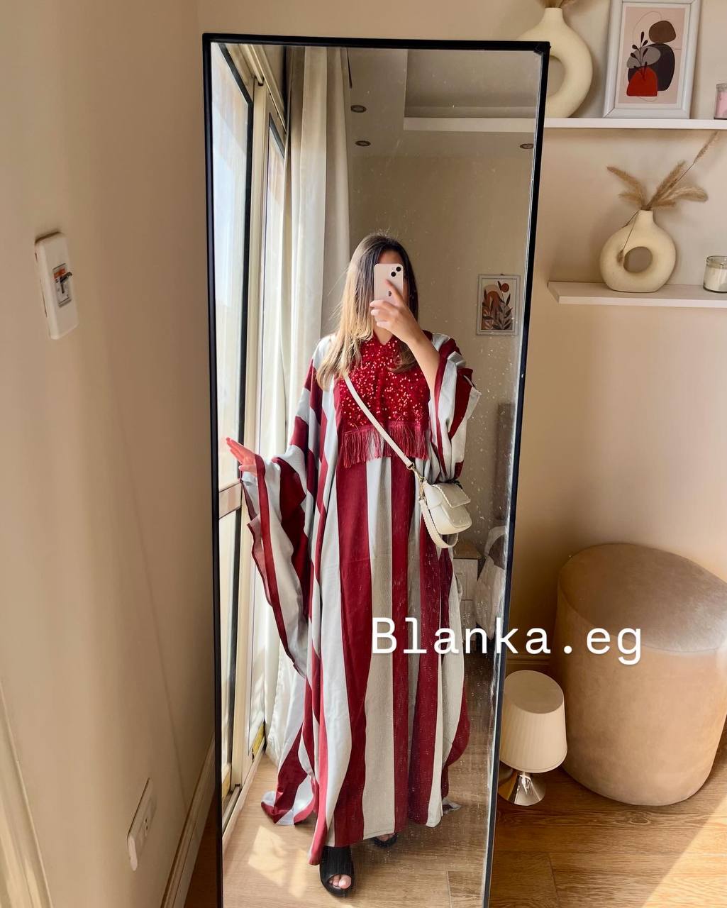 قطن تركي متطرز ترتر