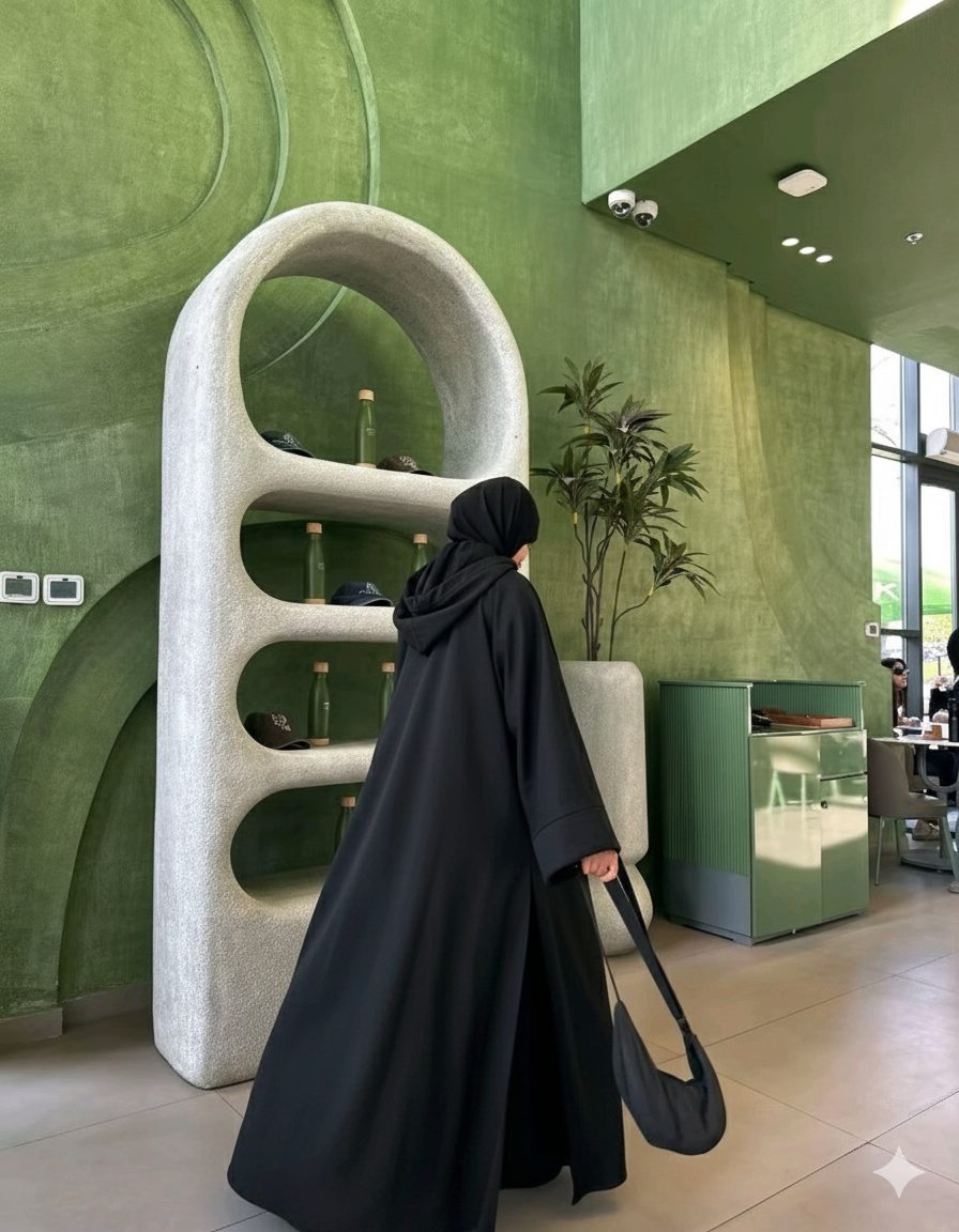 عباءه شمواه غطاء رأس