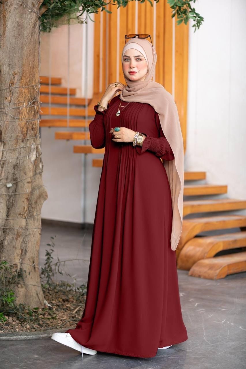 فستان كريب كاجوال