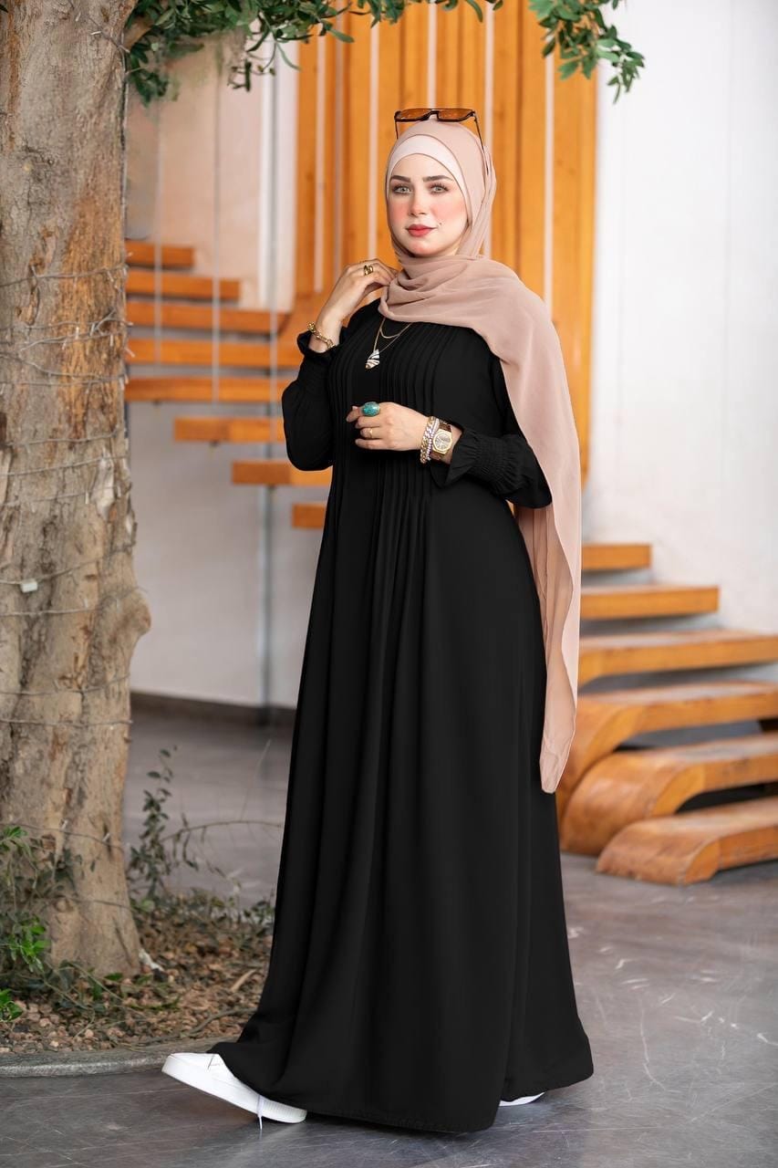 فستان كريب كاجوال
