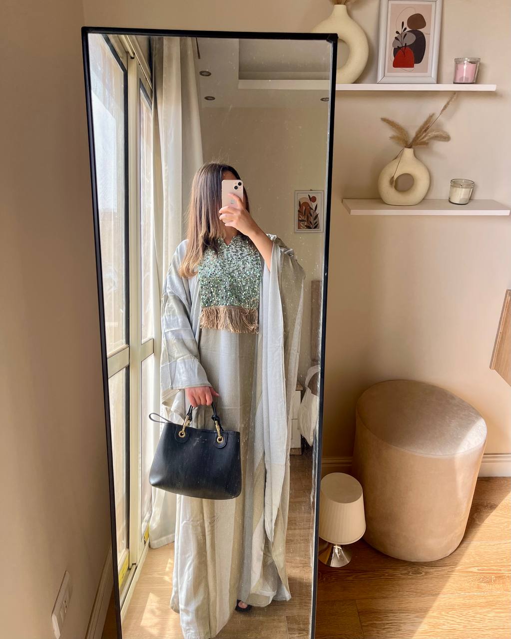 قطن تركي متطرز ترتر