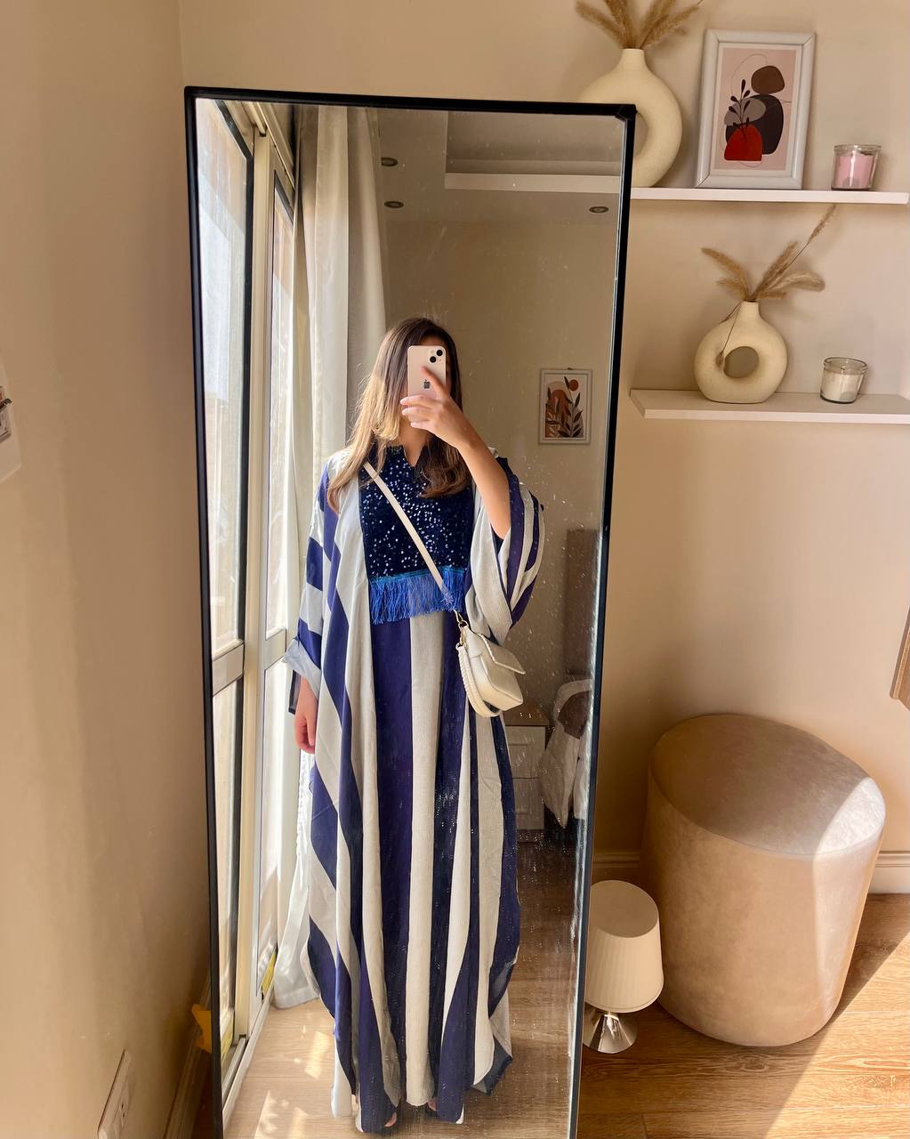 قطن تركي متطرز ترتر