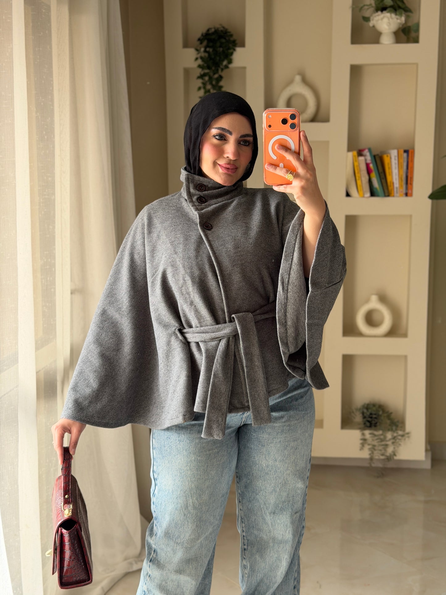 كاب جوخ  بالحزام