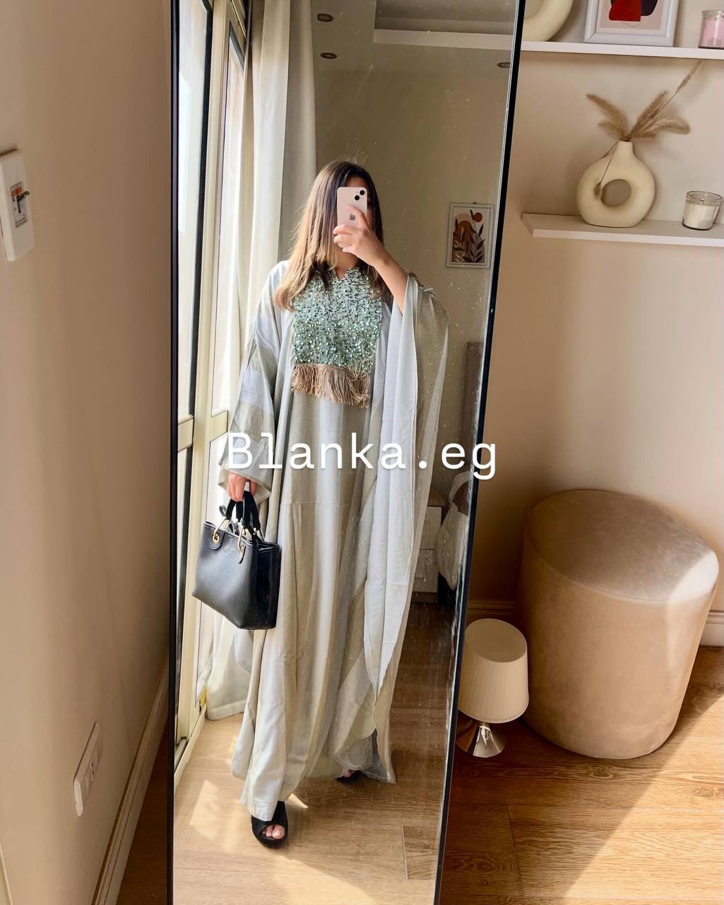 قطن تركي متطرز ترتر