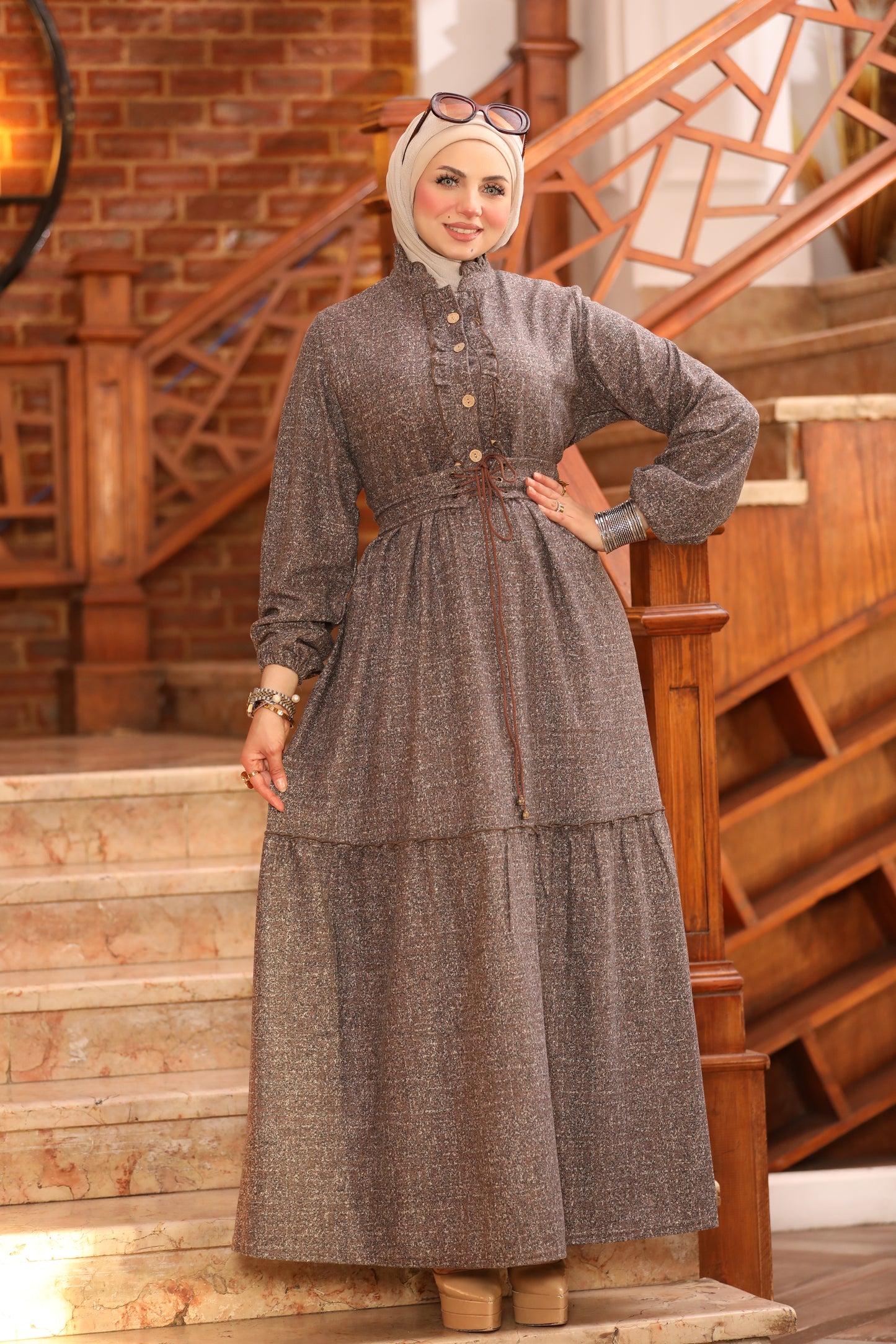 دريس من الصوف التويد