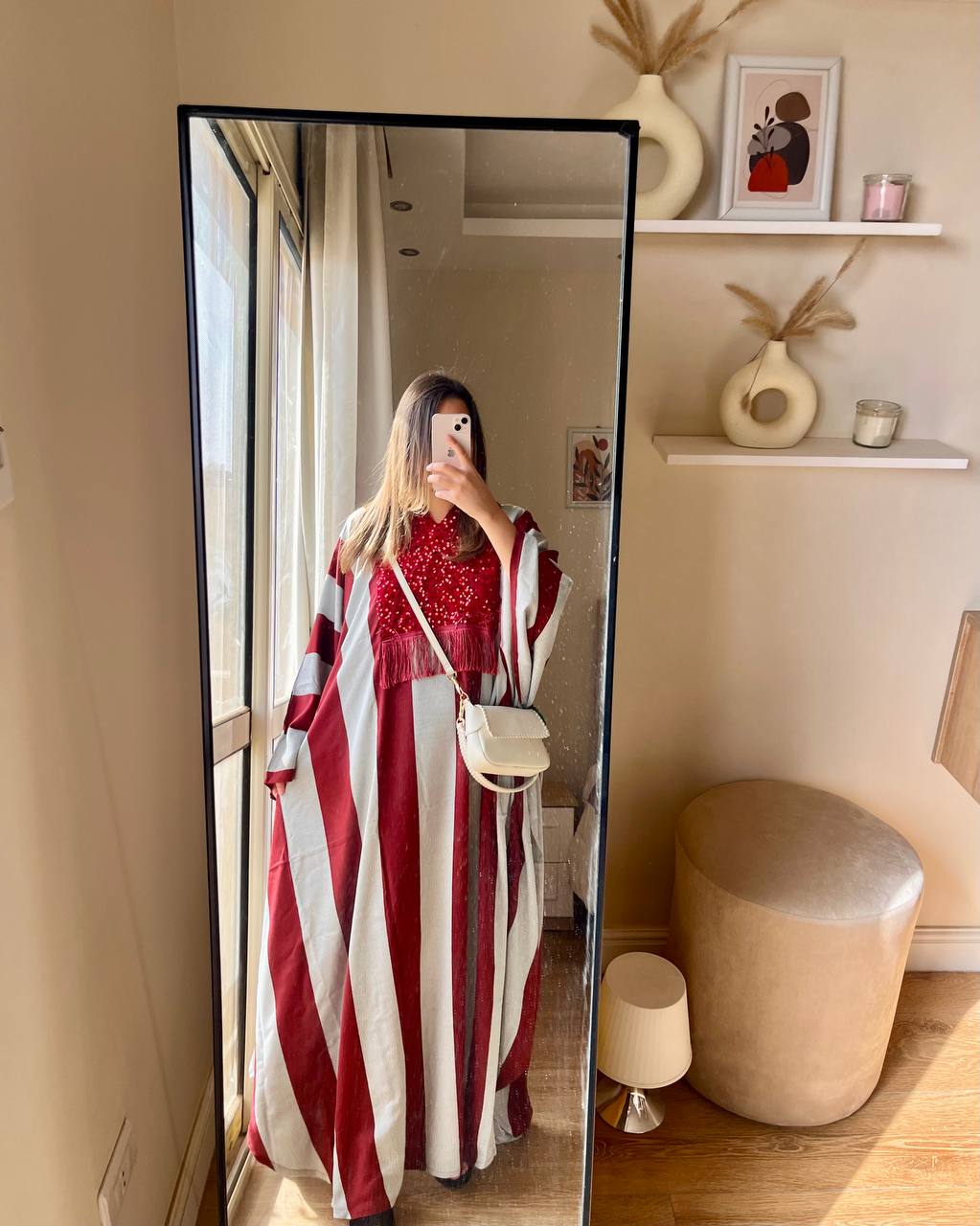 قطن تركي متطرز ترتر