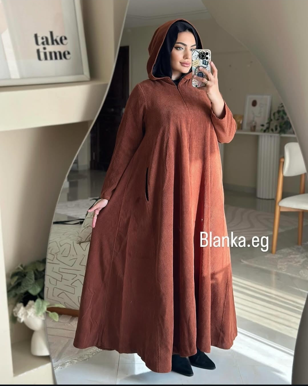 فستان ضبل كلوش سوسته سحريه وغطاء رأس