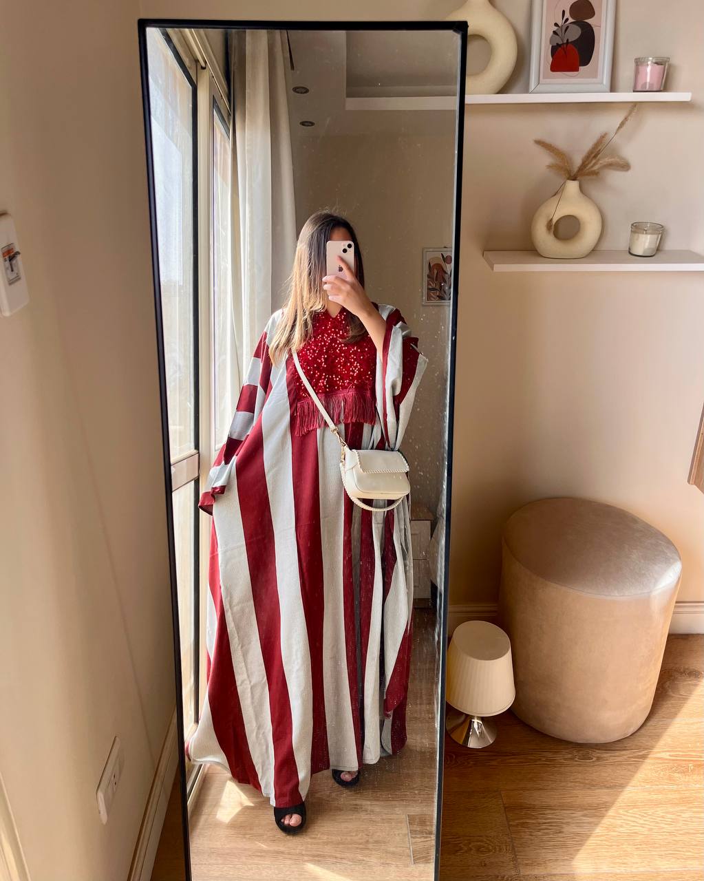 قطن تركي متطرز ترتر