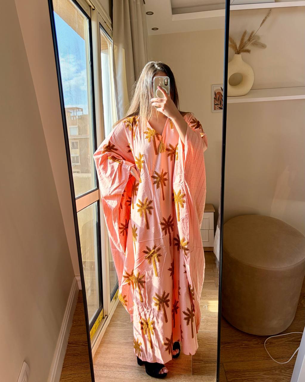 ملحفه كتان تركي بتطريز بارز