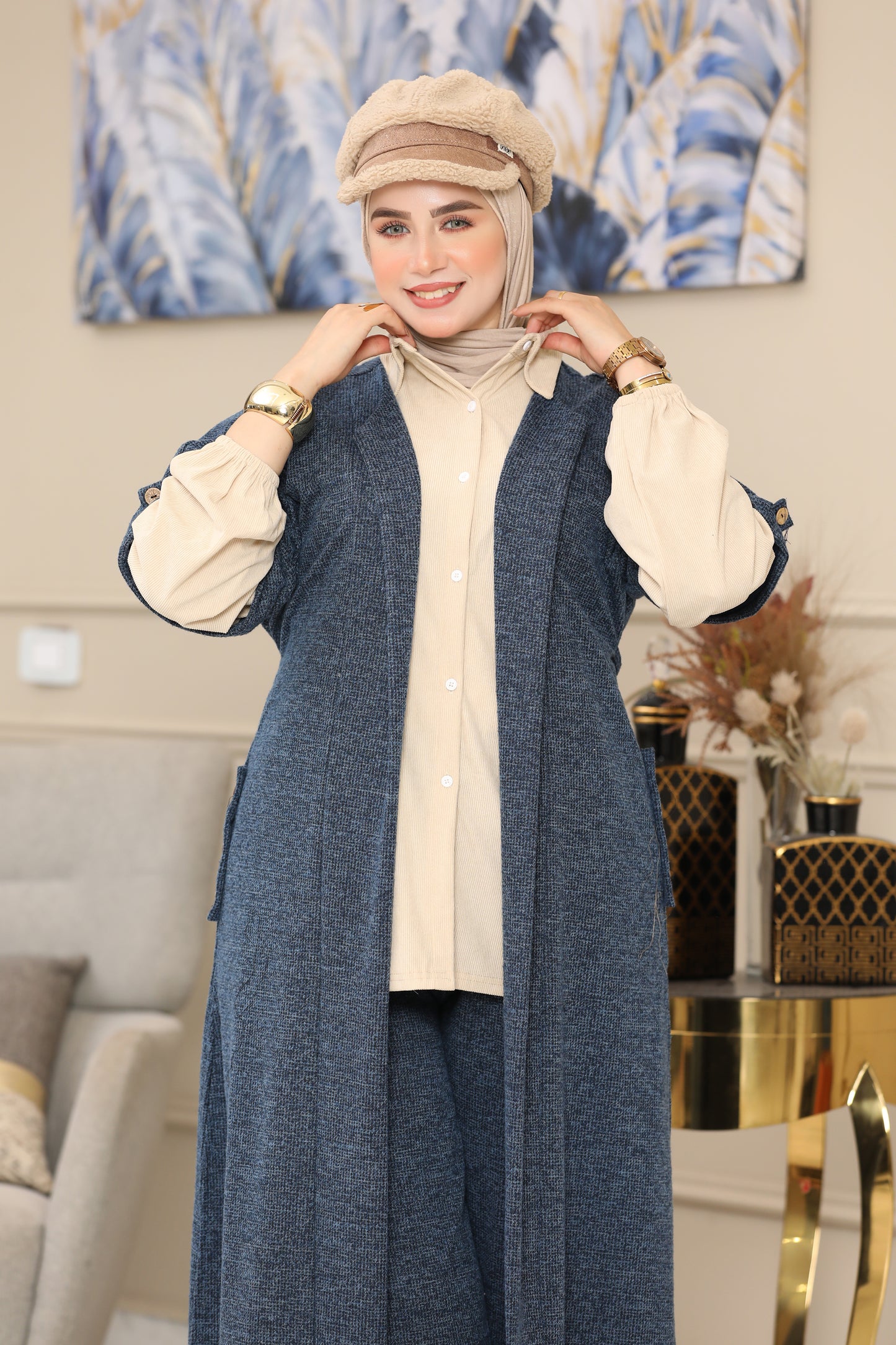 سوت أنيق مكوّن من ٣ قطع