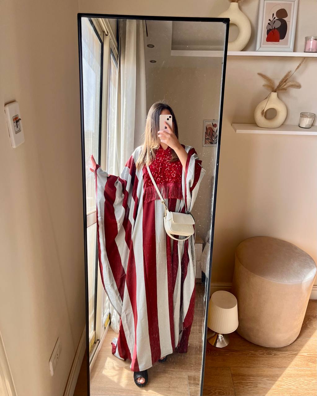 قطن تركي متطرز ترتر