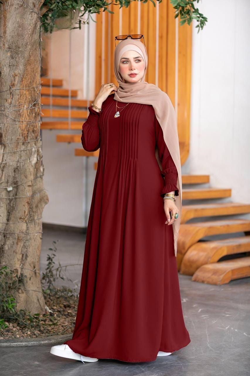 فستان كريب كاجوال
