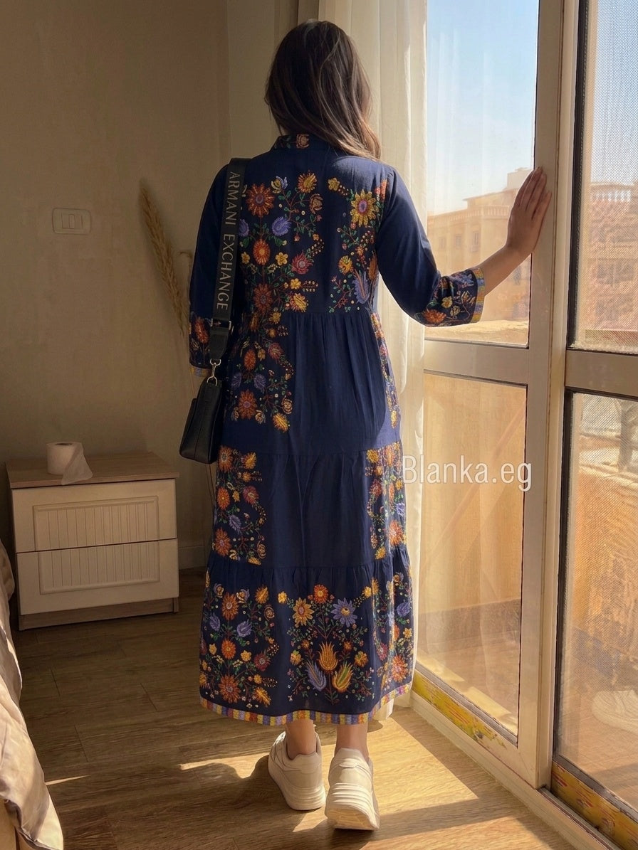 فستان الصيف المبهج بلمسة بارده