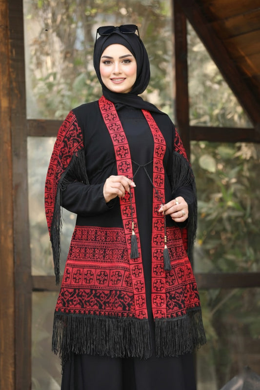 شال كريب سعودي متطرز ايتامين