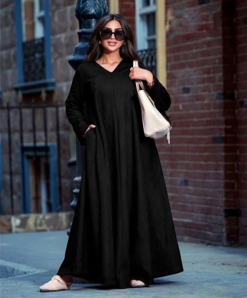 فستان شمواه سويدي ضبل كلوش