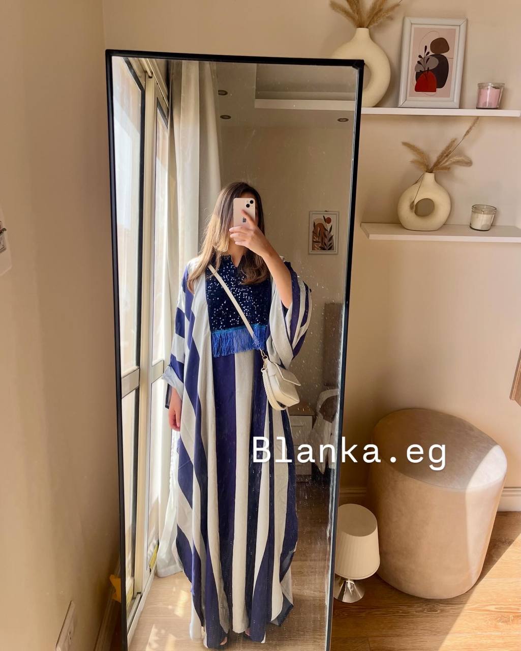 قطن تركي متطرز ترتر