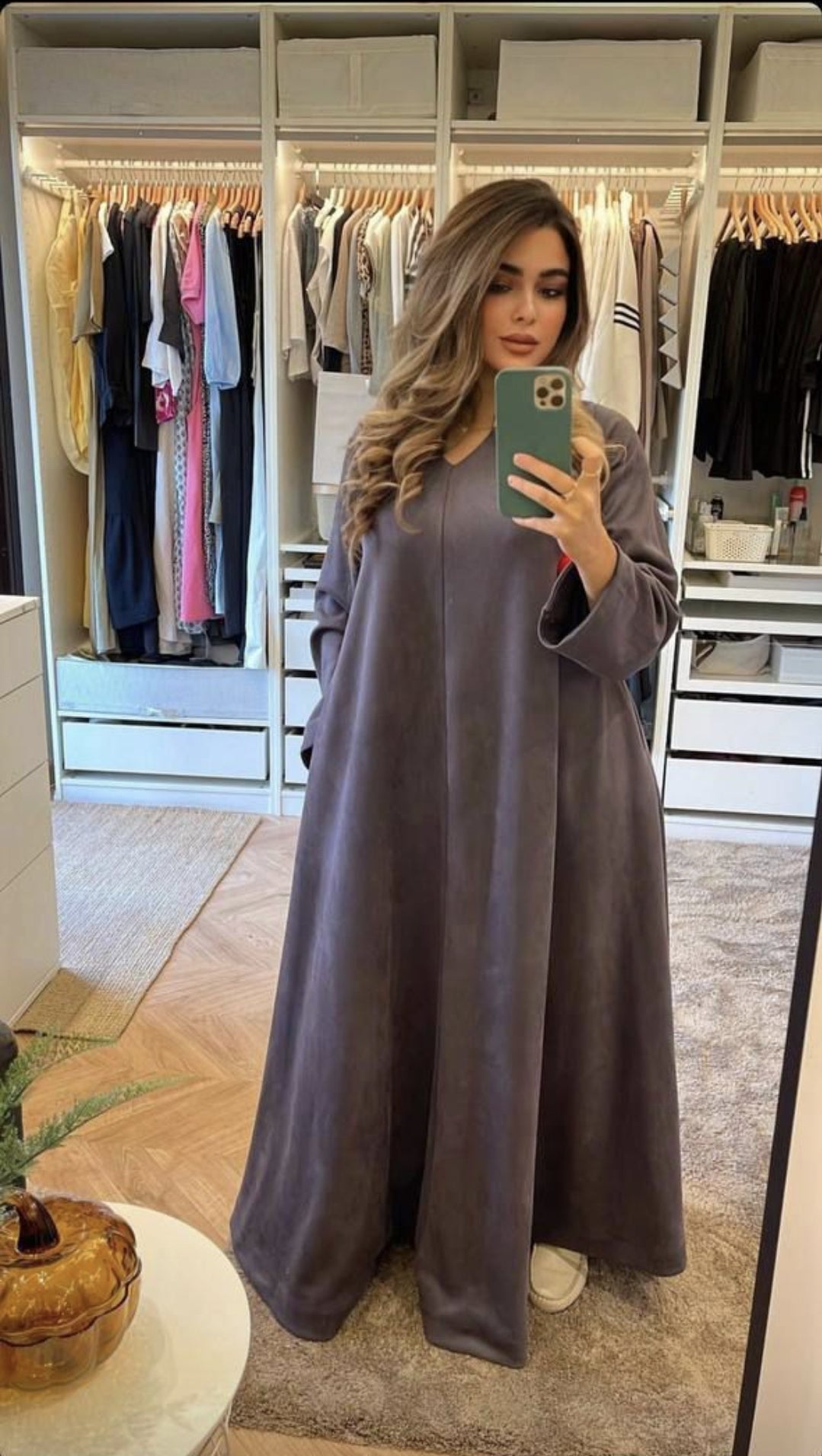 فستان شمواه سويدي ضبل كلوش