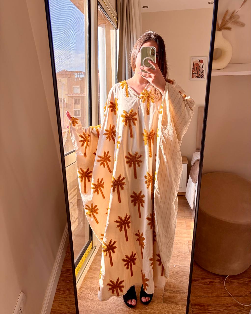 ملحفه كتان تركي بتطريز بارز