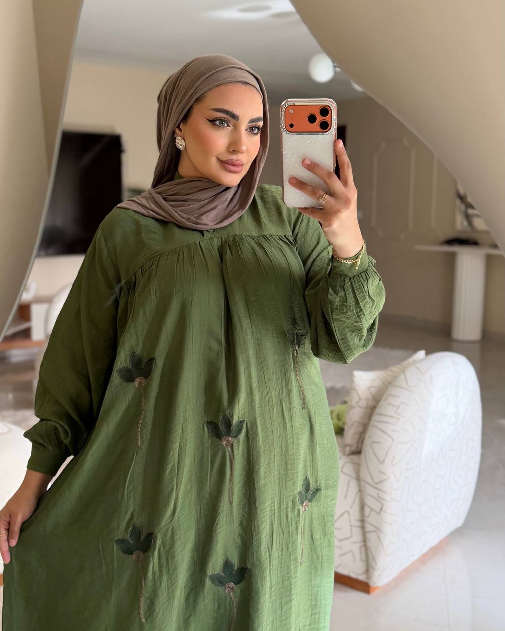 فستان كتان جلاكسي