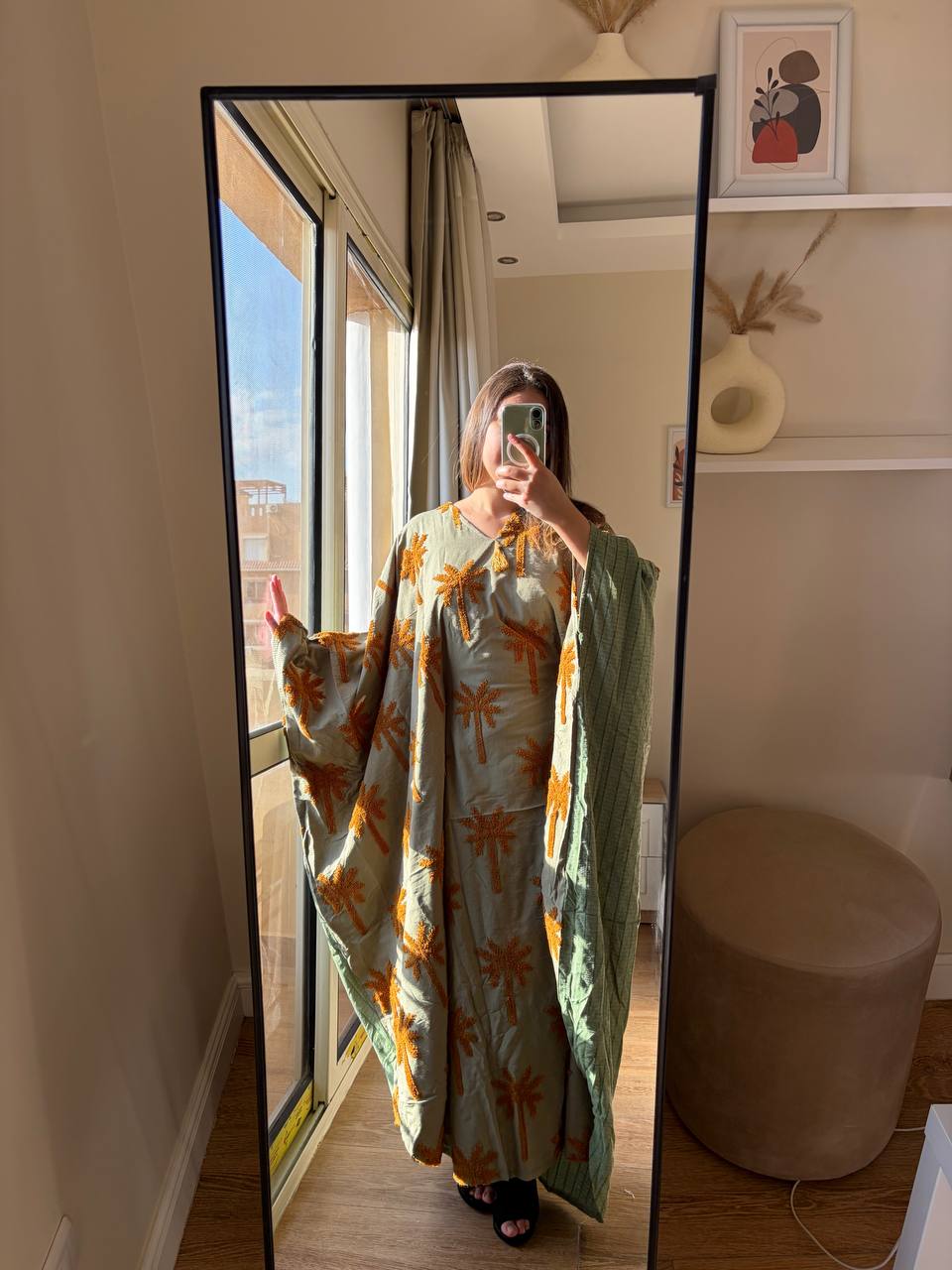 ملحفه كتان تركي بتطريز بارز