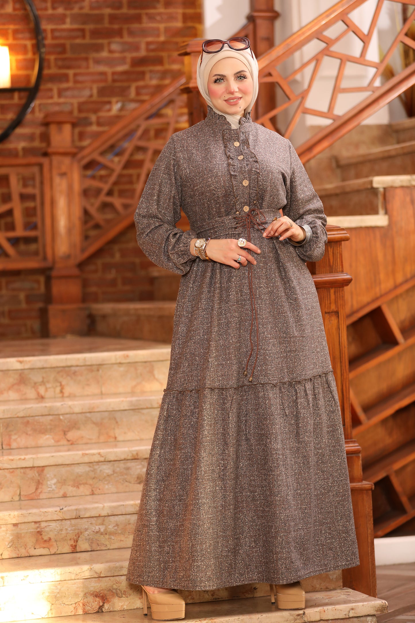 دريس من الصوف التويد