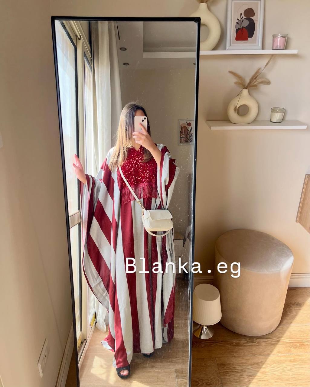 قطن تركي متطرز ترتر