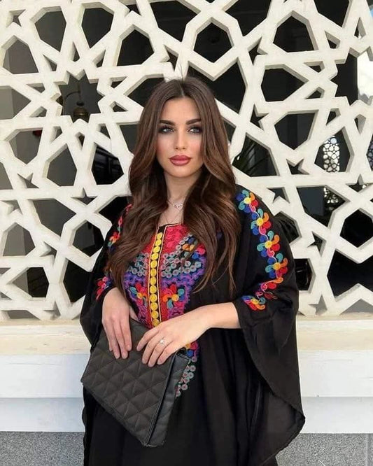 قفطان مطرز ٦ لون