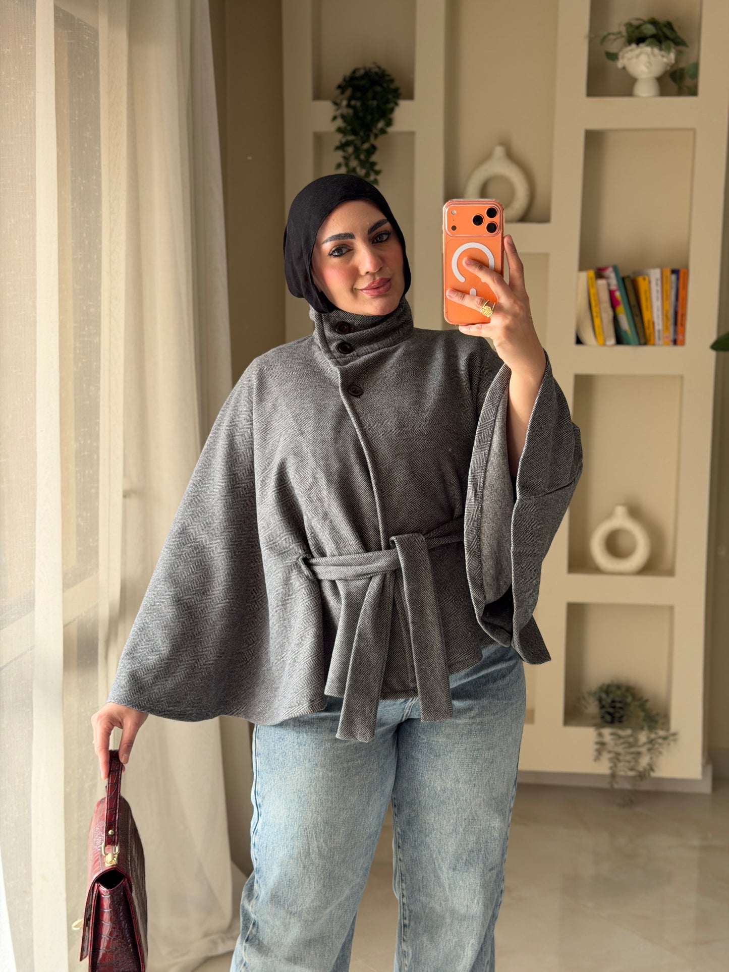 كاب جوخ  بالحزام