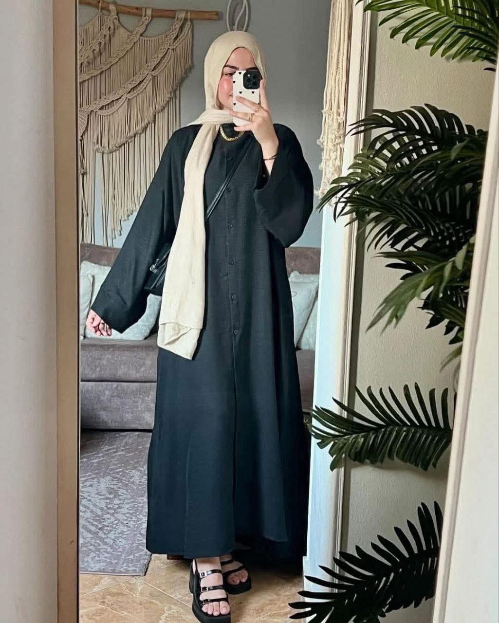 شميز كتان طويل