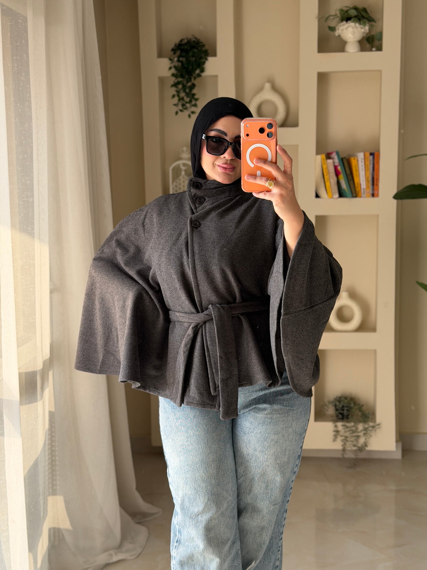 كاب جوخ  بالحزام