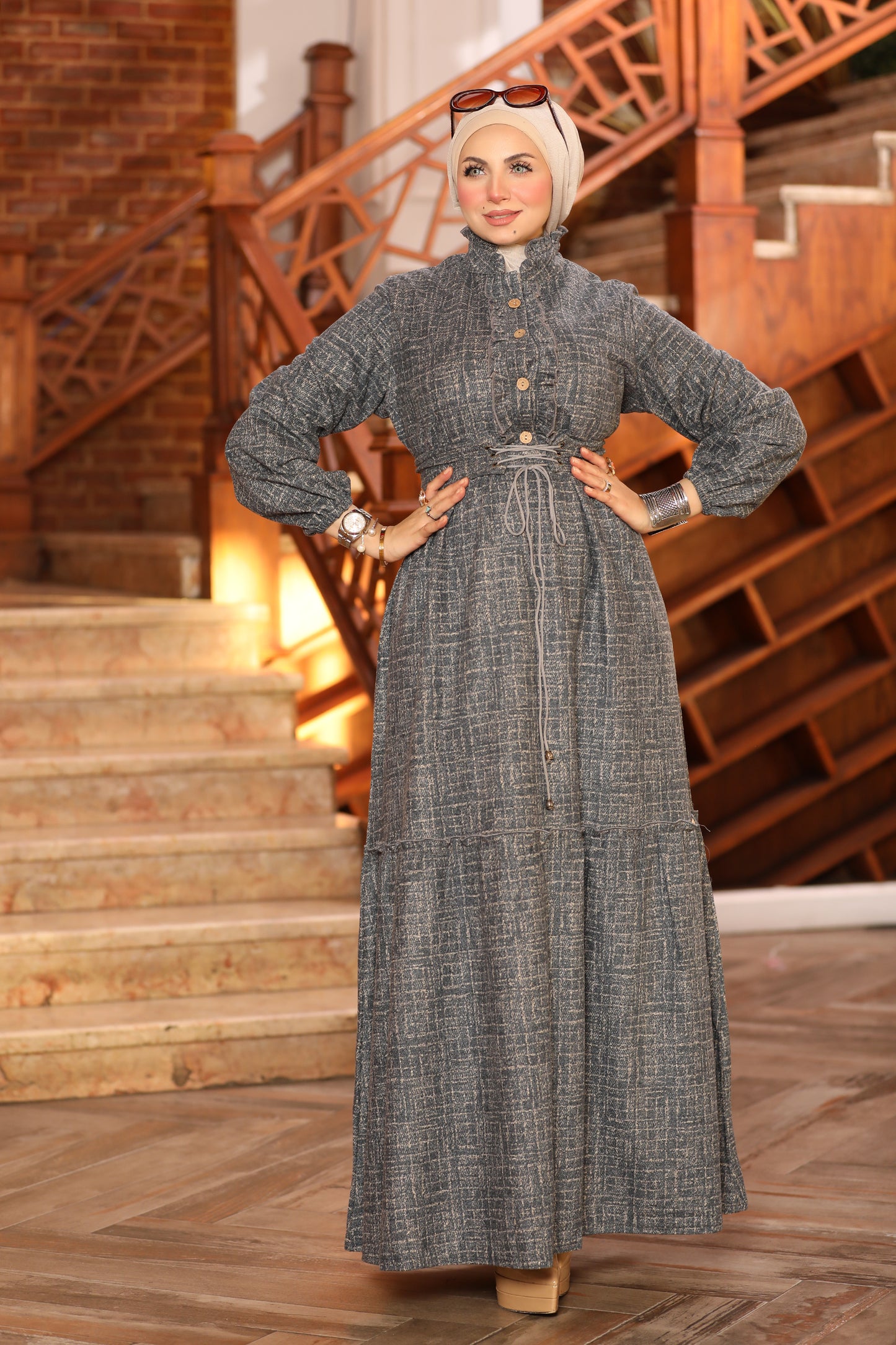 دريس من الصوف التويد