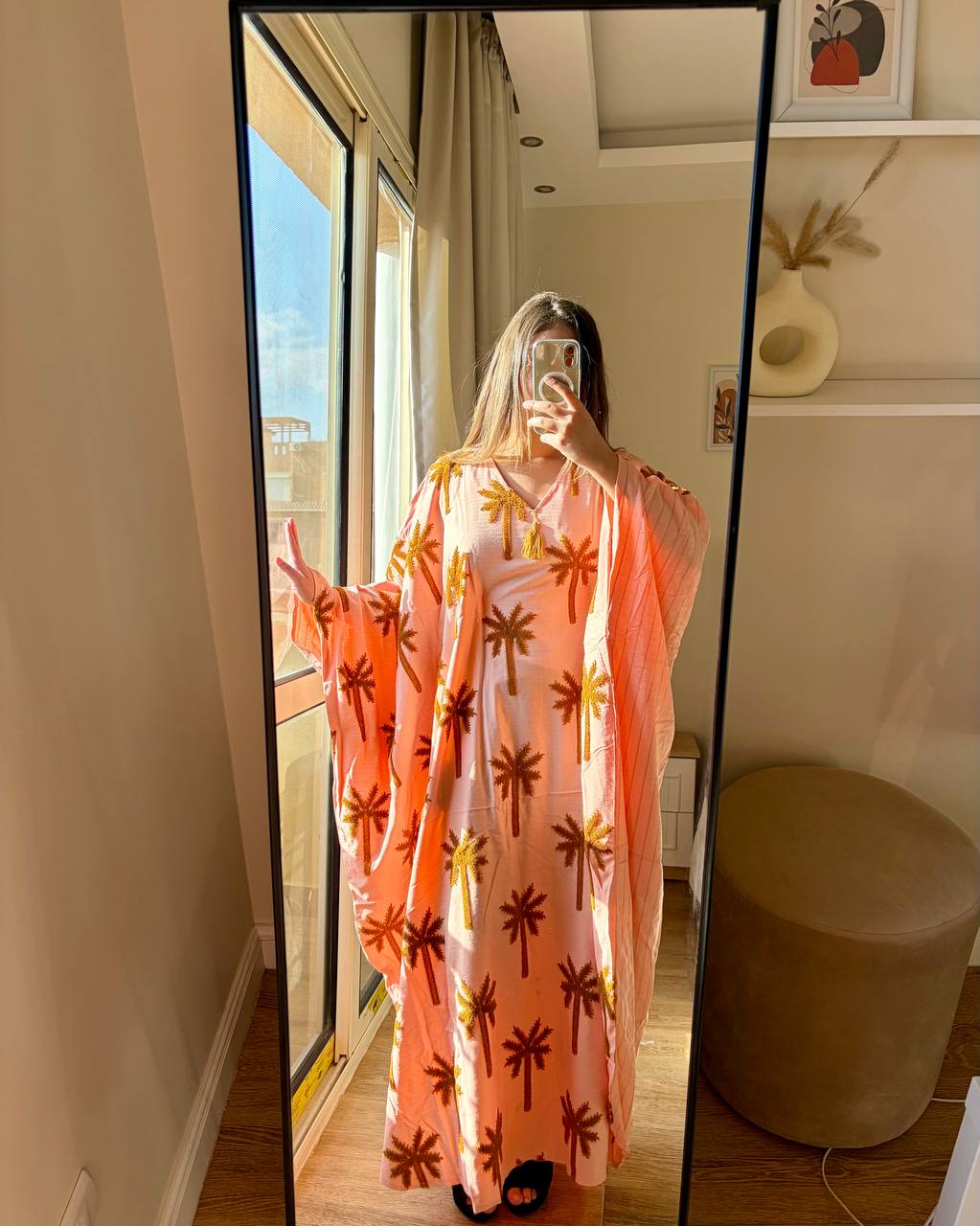 ملحفه كتان تركي بتطريز بارز