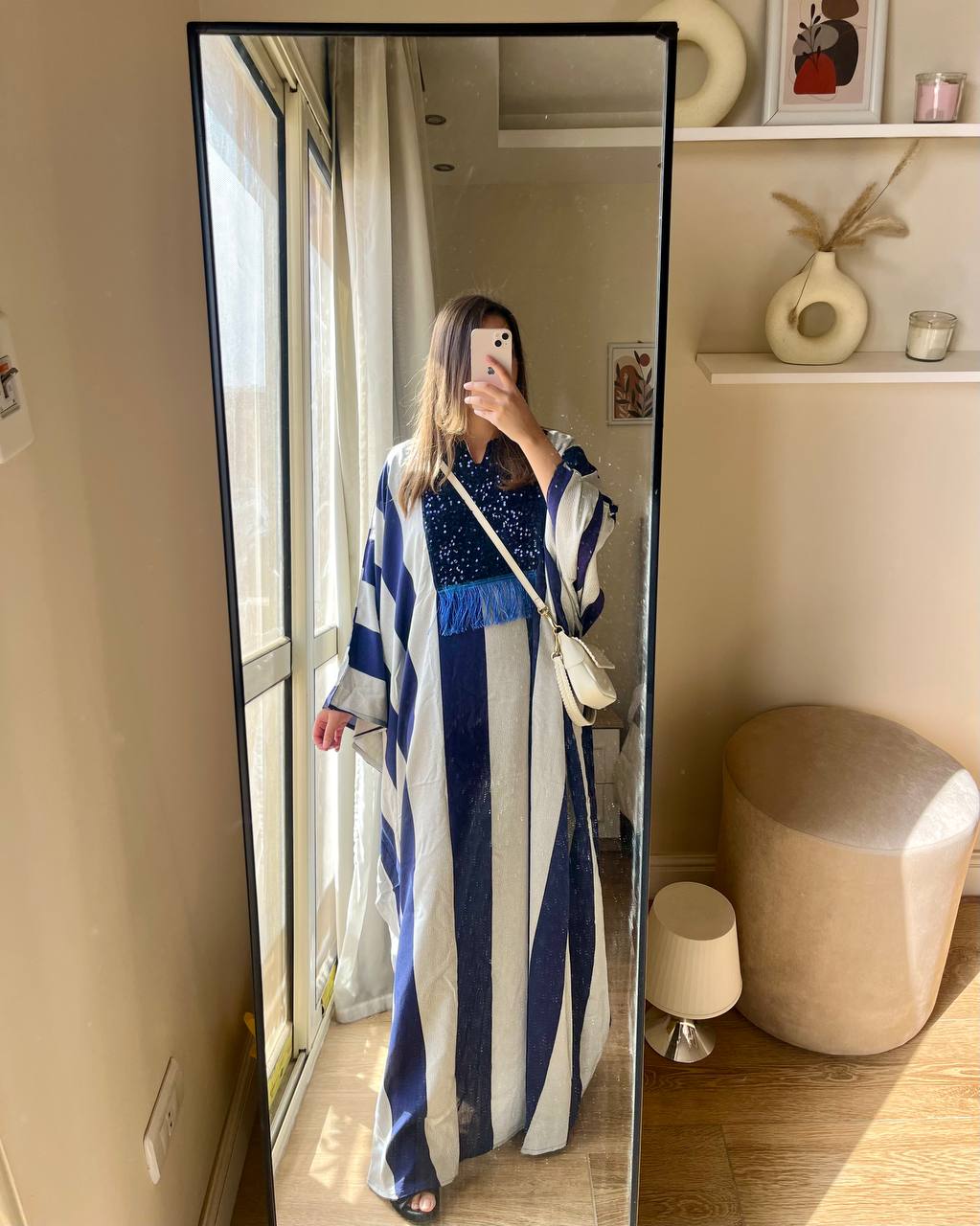 قطن تركي متطرز ترتر