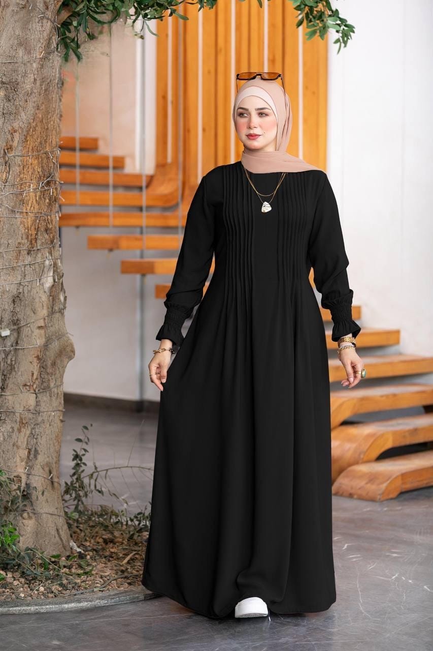 فستان كريب كاجوال