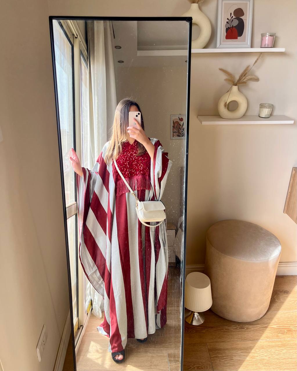 قطن تركي متطرز ترتر